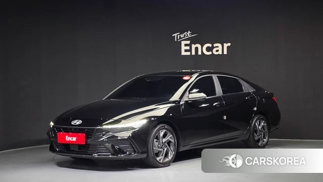 Hyundai The New Avante (CN7) 2024 Черный из Кореи
