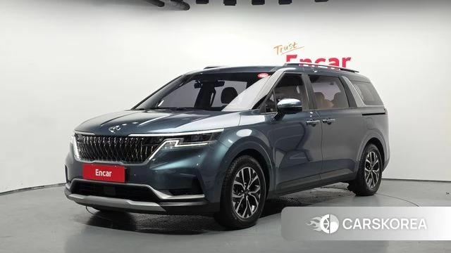 Kia Carnival 4th generation 2021 Небесно-голубой из Кореи