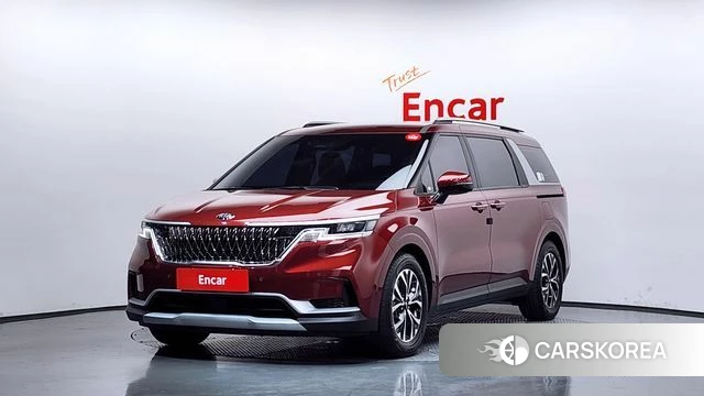 Kia Carnival 4th generation 2021 Красный из Кореи