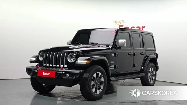 Jeep Wrangler (JL) 2021 Черный из Кореи