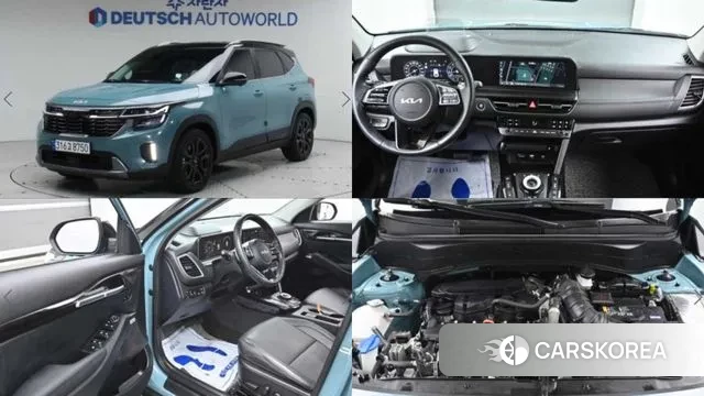 Kia The New Seltos 2023 Синий из Кореи