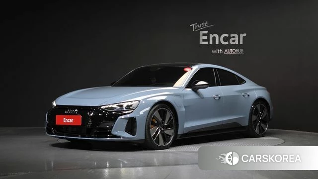 Audi e-Tron GT 2022 Небесно-голубой из Кореи