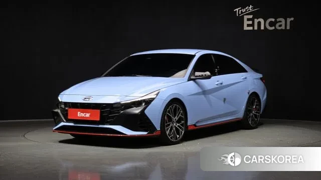 Hyundai Avante (CN7) 2022 Небесно-голубой из Кореи