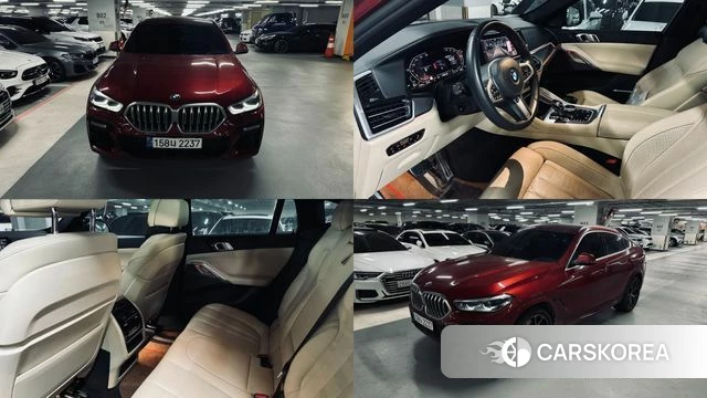 BMW X6 (G06) 2020 Красный из Кореи