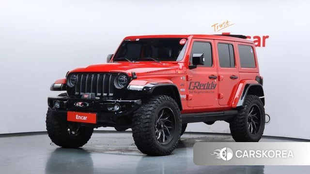 Jeep Wrangler (JL) 2021 Красный из Кореи