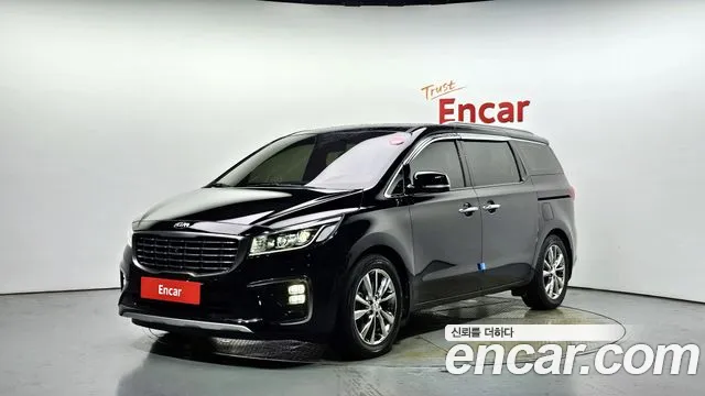 Kia The New Carnival 2019 Черный из Кореи