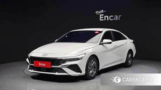 Hyundai The New Avante (CN7) 2023 Белый из Кореи