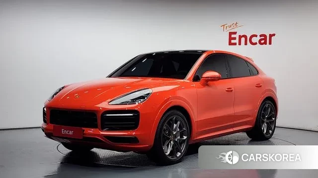 Porsche Cayenne (PO536) 2021 Оранжевый из Кореи