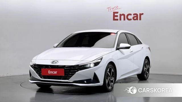 Hyundai Avante (CN7) 2020 Белый из Кореи