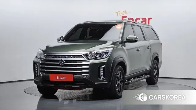 Ssangyong The New Rexton Sports Cannes 2021 Темно-зеленый из Кореи