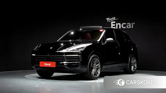 Porsche Cayenne (PO536) 2023 Черный из Кореи