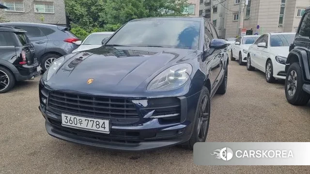 Porsche Macan 2019 Синий из Кореи