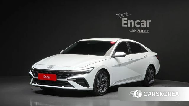 Hyundai The New Avante (CN7) 2025 Белый из Кореи
