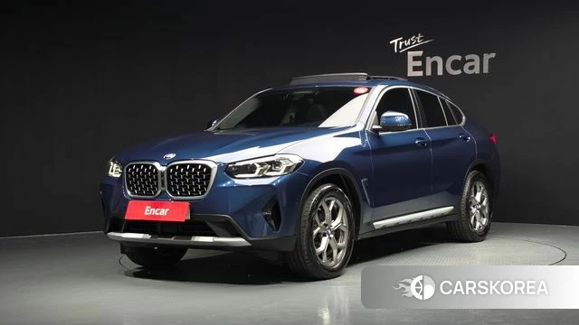 BMW X4 (G02) 2023 Синий из Кореи