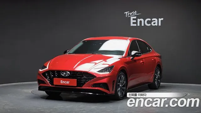 Hyundai Sonata (DN8) 2019 Красный из Кореи