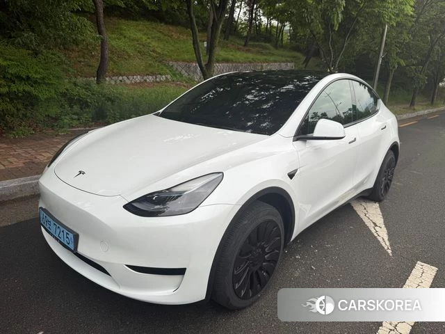 Tesla Model Y 2023 Белый из Кореи
