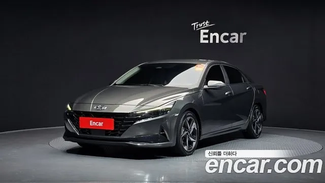 Hyundai Avante Hybrid (CN7) 2021 Серый из Кореи