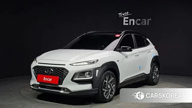 Hyundai Kona Hybrid 2019 Белый из Кореи