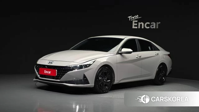 Hyundai Avante Hybrid (CN7) 2022 Серебристо-серый из Кореи