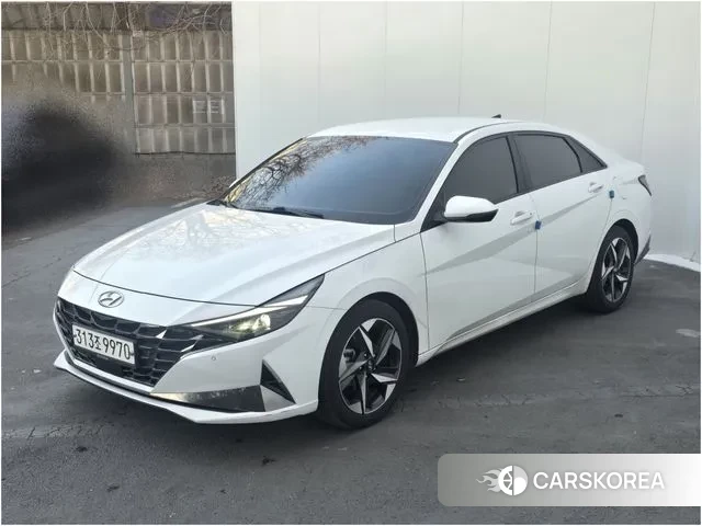 Hyundai Avante (CN7) 2020 Белый из Кореи
