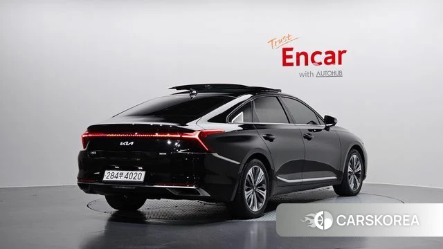 Kia K8 Hybrid 2023 Черный из Кореи