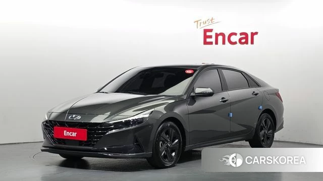 Hyundai Avante Hybrid (CN7) 2021 Серый из Кореи