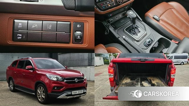Ssangyong Rexton Sports 2019 Красный из Кореи