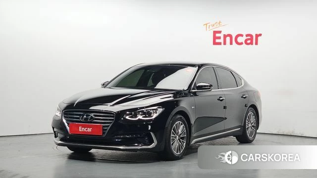 Hyundai Grandeur IG Hybrid 2019 Черный из Кореи