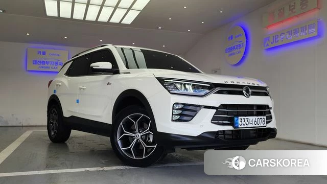 Ssangyong Beautiful Korando 2022 Белый из Кореи