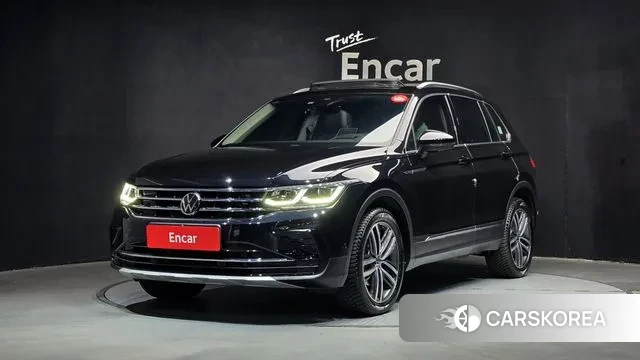 Volkswagen Tiguan second Generation 2023 Черный из Кореи