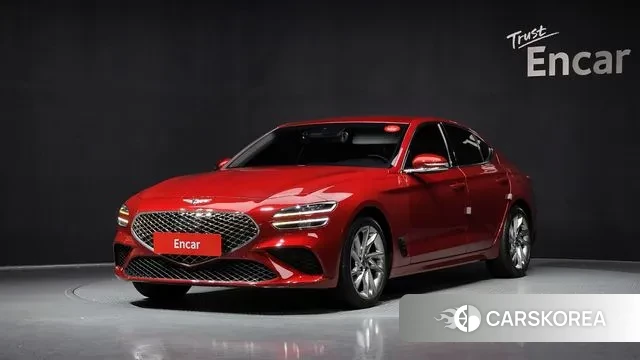 Genesis The New G70 2022 Красный из Кореи