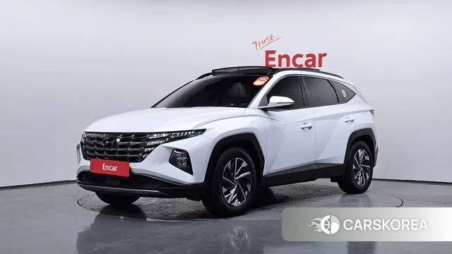 Hyundai Tucson Hybrid (NX4) 2022 Белый из Кореи