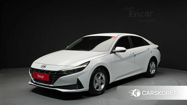 Hyundai Avante (CN7) 2020 Белый из Кореи