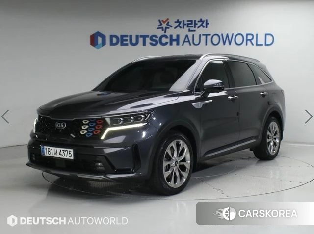 Kia Sorento 4th Generation 2020 Серебристо-серый из Кореи