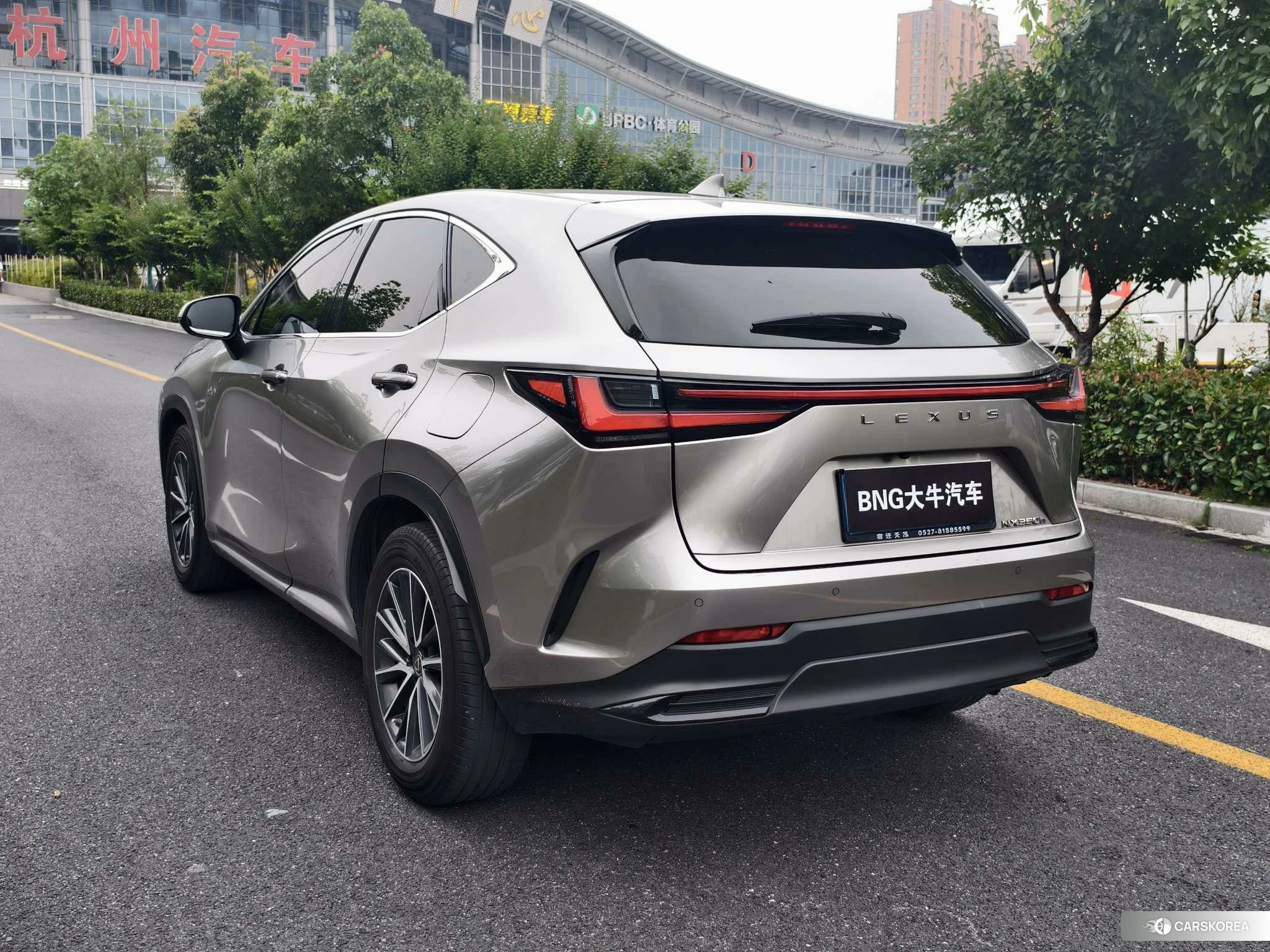 Lexus NX 2021 Серебристо-серый из Китая
