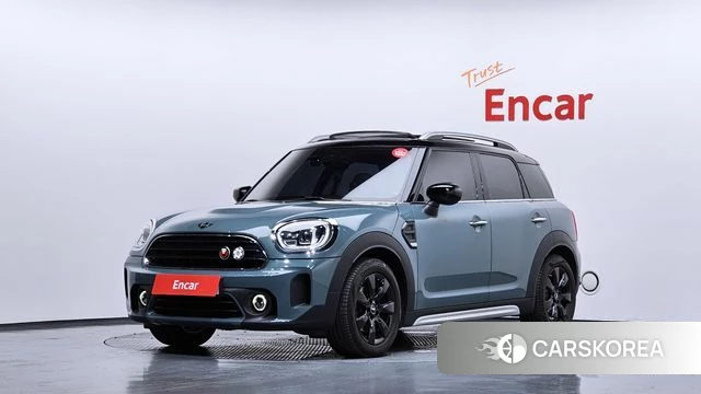 Mini Cooper Countryman 2022 Небесно-голубой из Кореи