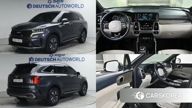 Kia Sorento 4th Generation 2021 Серебристо-серый из Кореи