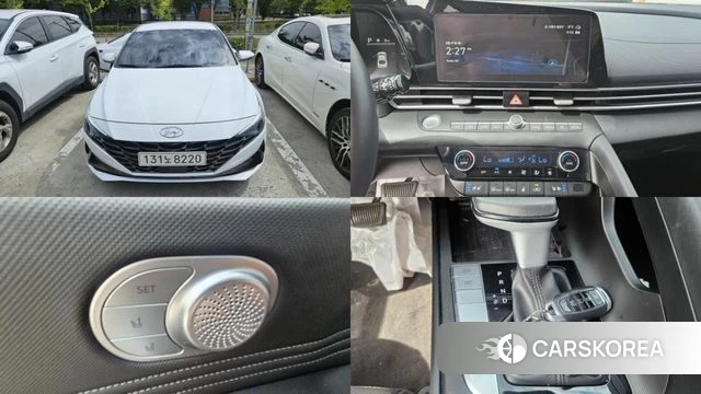 Hyundai Avante (CN7) 2022 Белый из Кореи