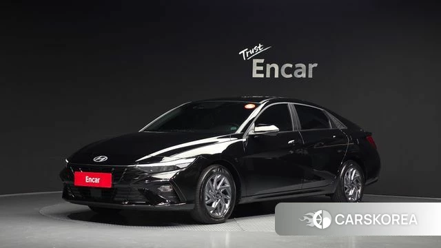 Hyundai The New Avante Hybrid (CN7) 2025 Черный из Кореи