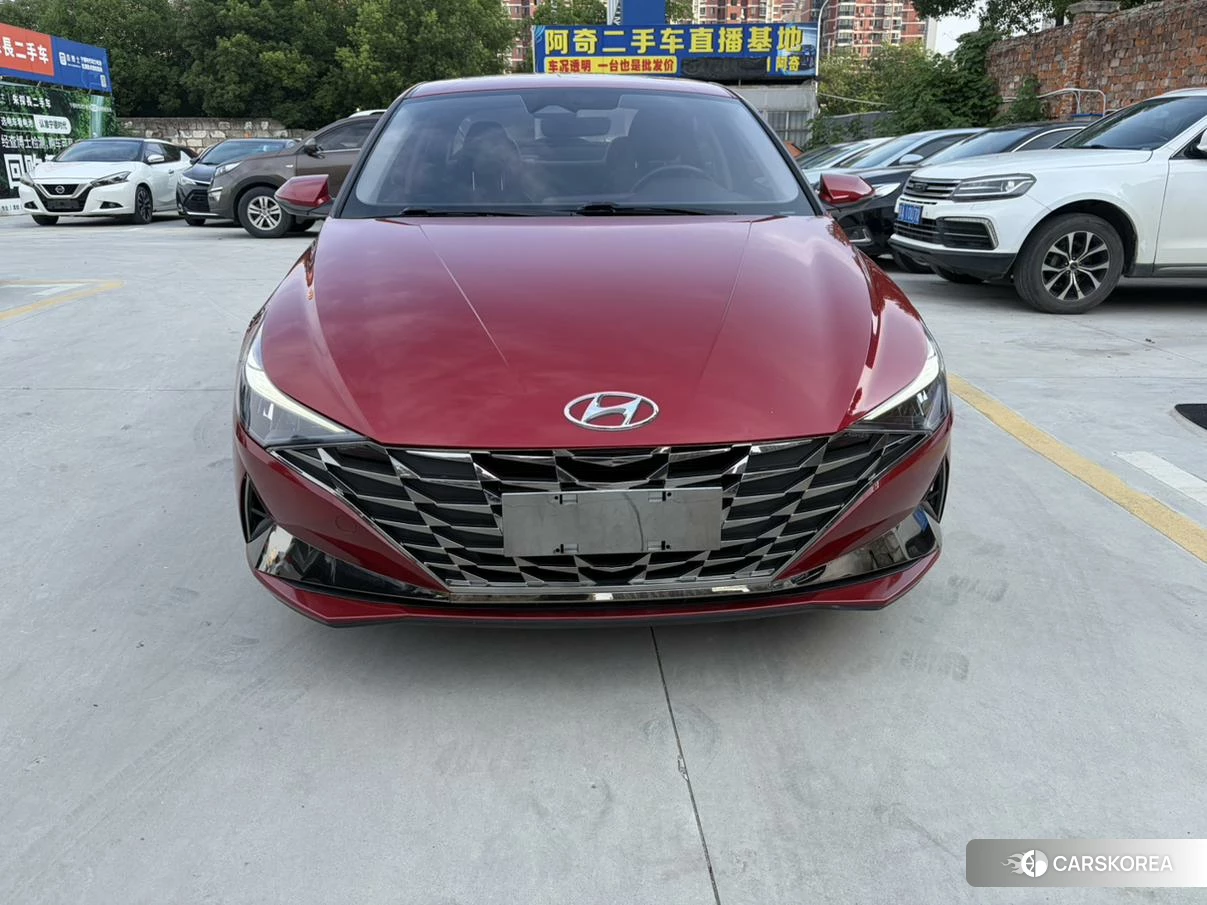 Hyundai Elantra 2020 Красный из Китая