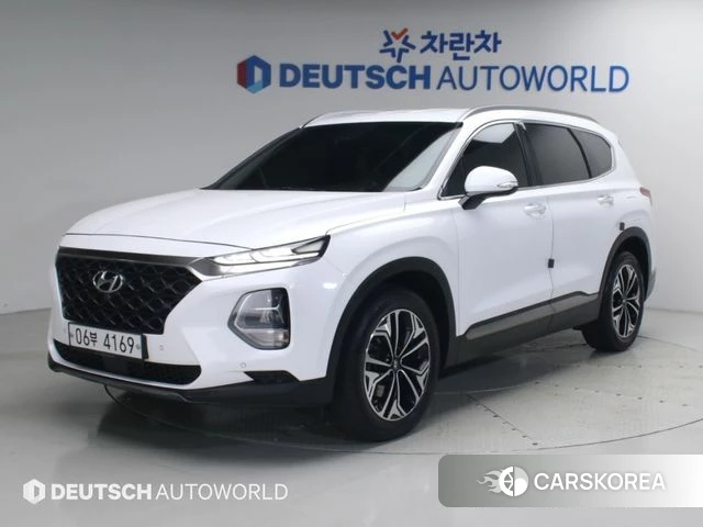 Hyundai Santa Fe TM 2018 Белый из Кореи