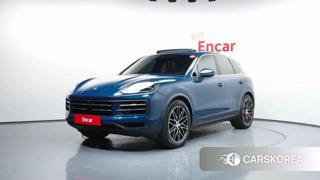 Porsche Cayenne (PO536) 2023 Синий из Кореи