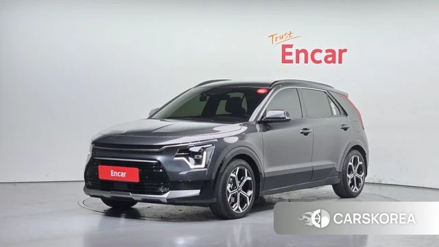 Kia Di Ol Nu Niro 2023 Серый из Кореи