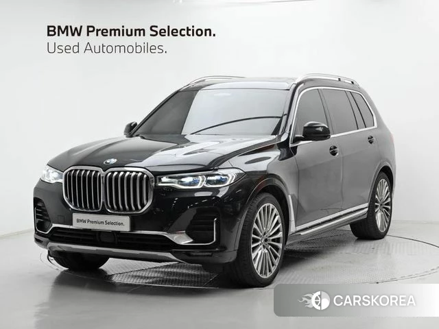 BMW X7 (G07) 2021 Черный из Кореи