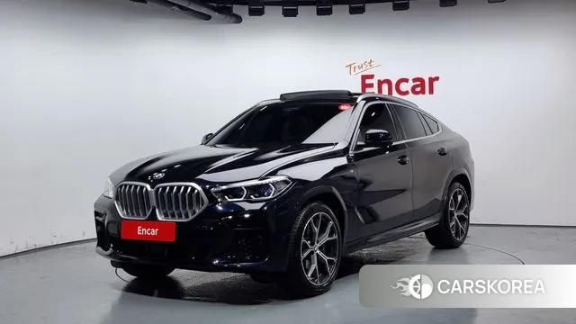 BMW X6 (G06) 2022 Черный из Кореи