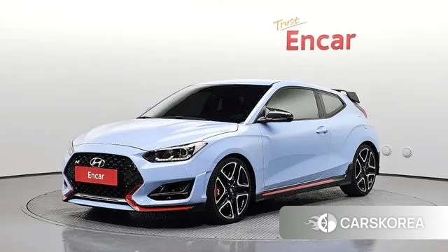 Hyundai Veloster (JS) 2019 Небесно-голубой из Кореи