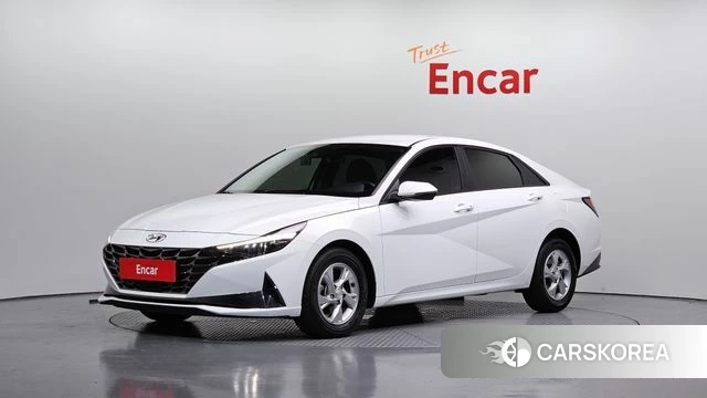Hyundai Avante (CN7) 2020 Белый из Кореи