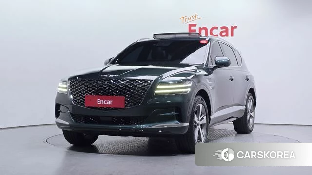 Genesis GV80 2021 Темно-зеленый из Кореи