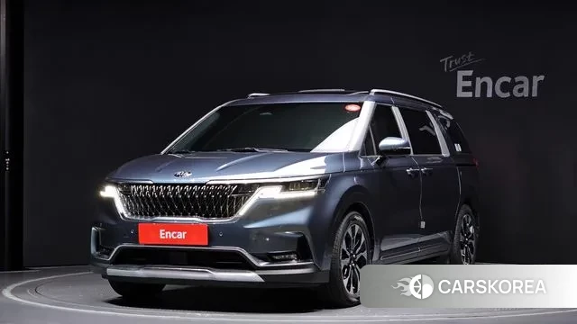 Kia Carnival 4th generation 2021 Синий нефрит из Кореи