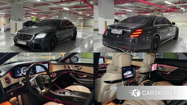 Mercedes-Benz S-Class W222 2019 Серый из Кореи